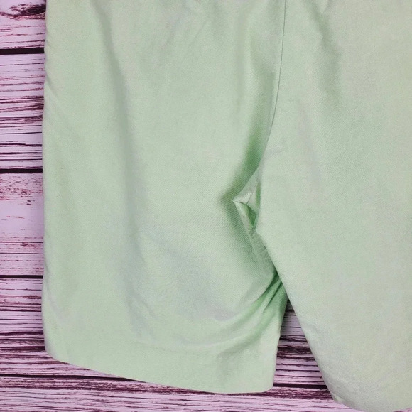 POLO Ralph Lauren Mens Size 34 Light Green Cotton Flat Front Chino Shorts   #175 - Picture 10 of 12